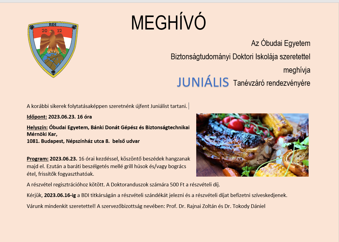 Juniális tanévzáró